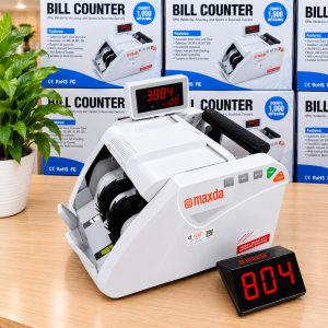 Máy đếm tiền MAXDA 2804 hoang tín